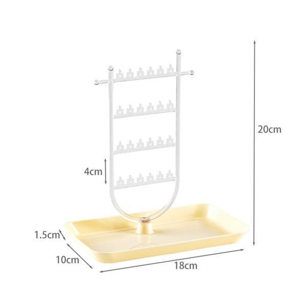 イヤリングオーガナイザー イヤリングホルダースタンド イヤースタッドラック ジュエリーディスプレイスタンド クリア｜stk-shop｜09
