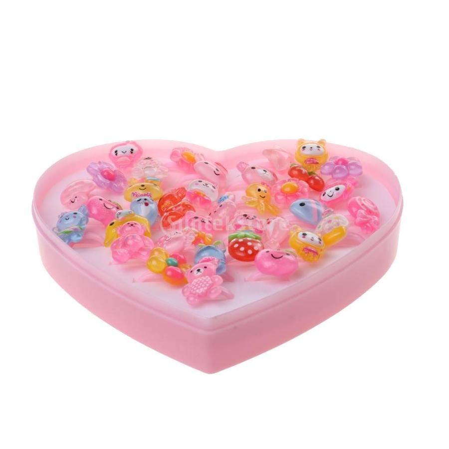 女の子 人工宝石 各種 プラスチック リング 指輪 盛り合わせ ハート 星 ボックス おもちゃ ハート ３６枚 Stkショップ 通販 Yahoo ショッピング