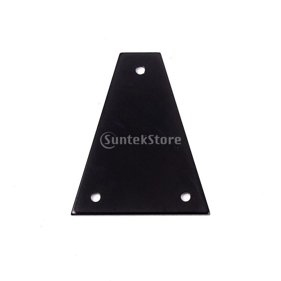 ブランク アルミ合金 トラスロッドカバー ギターアクセサリー ブラック