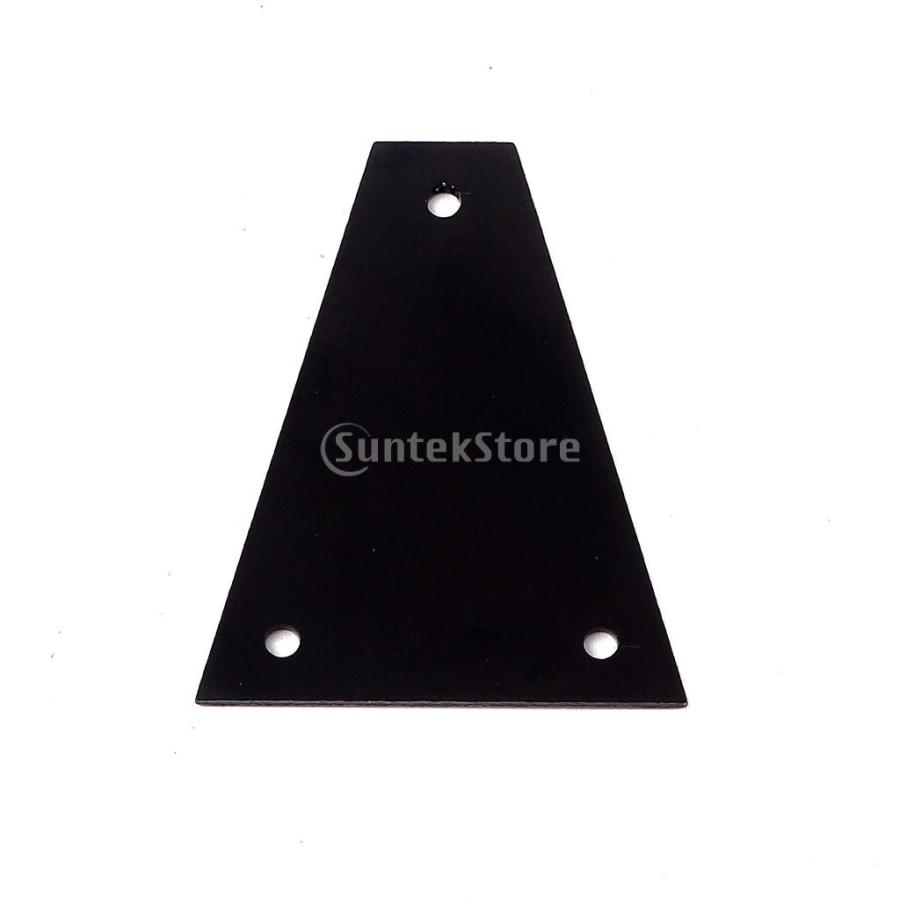 ブランク アルミ合金 トラスロッドカバー ギターアクセサリー ブラック