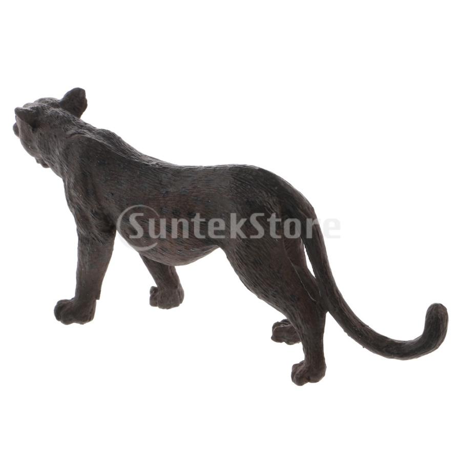 ノーブランド品 黒豹モデル 野生動物モデル フィギュア 小道具 ノーブランド品 黒豹モデル 野生動物モデル フィギュア 小道具