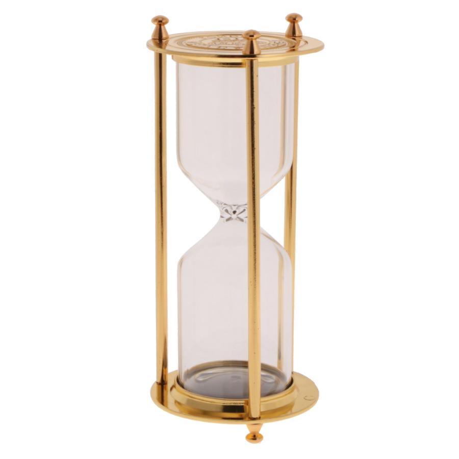 超特価sale開催！】 レトロな金属のフレーム空の砂時計砂時計の家の飾り金のs