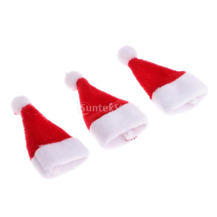 3個入り 1:12スケール ドールハウス ミニチュア クリスマス サンタクロース 帽子｜stk-shop｜05
