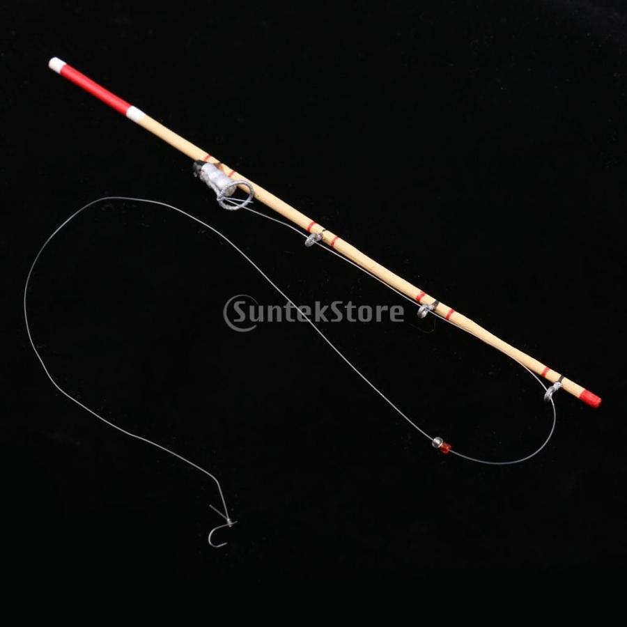 1/12スケール 人形館 ミニチュア 釣竿モデル 1:12スケール