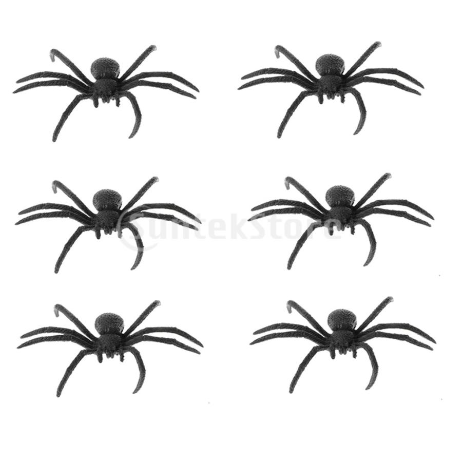 黒 クモ 昆虫蜘蛛模型 モデル プラスチック製 知育玩具 16個セット Pvc製 Stkショップ 通販 Yahoo ショッピング