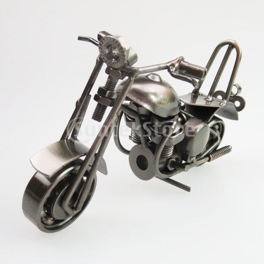 【中古品】　オートバイのミニチュア 金属製 ５台セット 中古品】 オートバイのミニチュア 金属製 5台セット