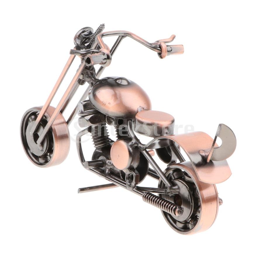 金属製オートバイ模型 約20cm Perfeclan 金属製 オートバイ バイク模型 モデル ミニチュア工芸