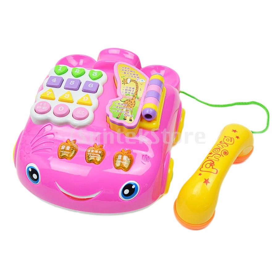 F Fityle 子供 多機能のおもちゃ 早期教育玩具 電子電話おもちゃ 創造的 ギフト 面白い 耐久性 ピンク Stkショップ 通販 Yahoo ショッピング