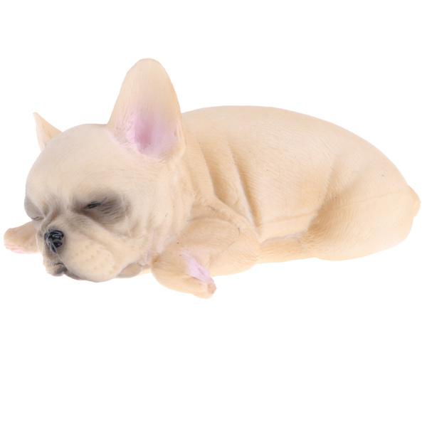 シミュレーション動物モデルフィギュアおもちゃ置物家の装飾フレンチブルドッグホワイト Stkショップ 通販 Yahoo ショッピング