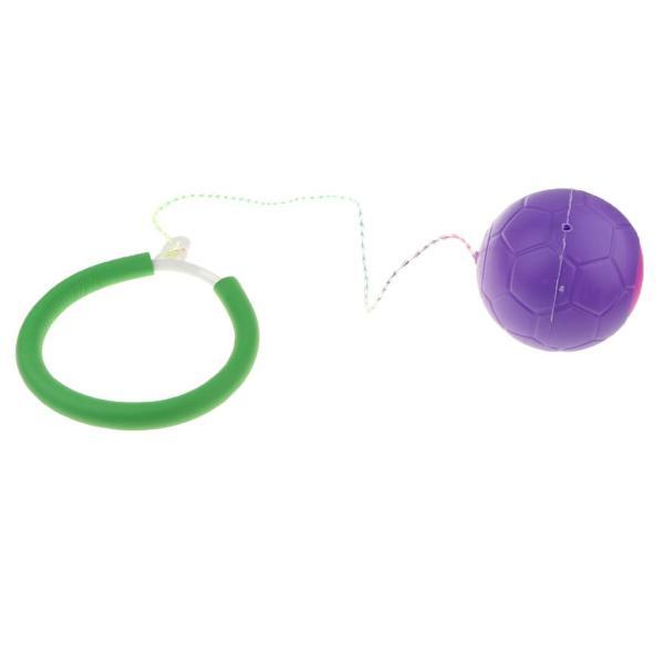 318円 人気商品 6色プラスチックホップ役割スキップボール足首スイングおもちゃスポーツフィットネス 紫
