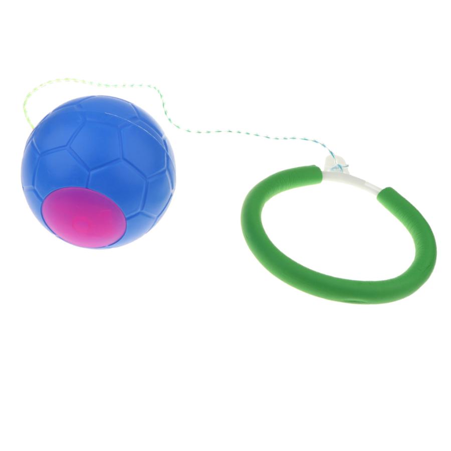 315円 22モデル 子供フィットネス足首スキップボールホップロープスイング屋外スポーツ青