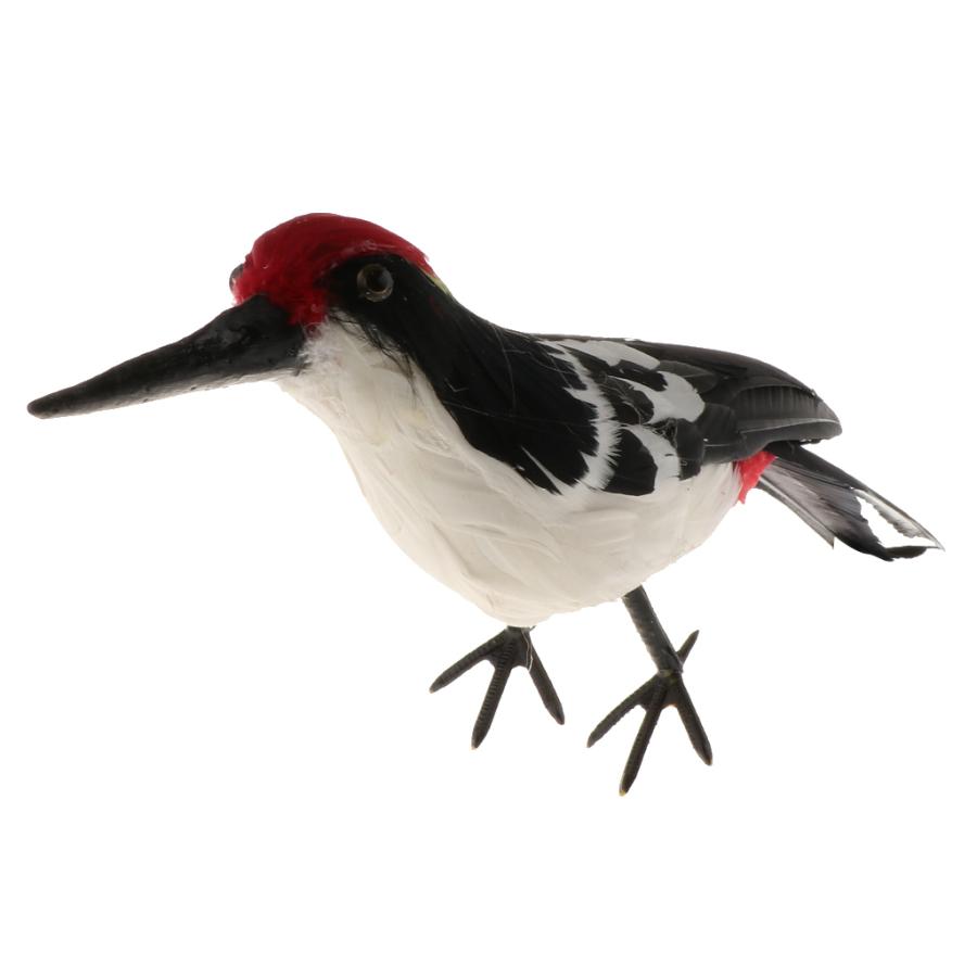 シミュレーション人工羽毛のキツツキの鳥のモデルおもちゃの庭の装飾 Stkショップ 通販 Yahoo ショッピング