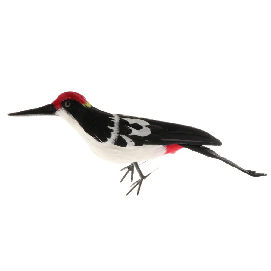 シミュレーション人工羽毛のキツツキの鳥のモデルおもちゃの庭の装飾 Stkショップ 通販 Yahoo ショッピング