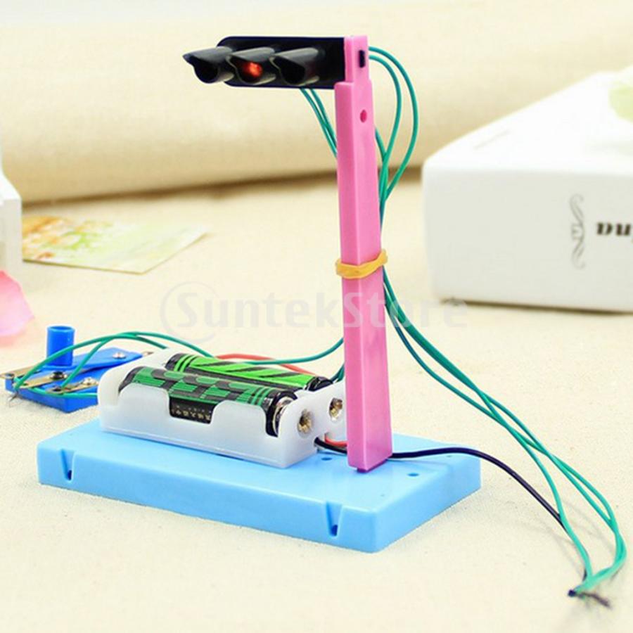 青いdiyの信号機の子供の科学実験のおもちゃの教育用品 Stkショップ 通販 Yahoo ショッピング