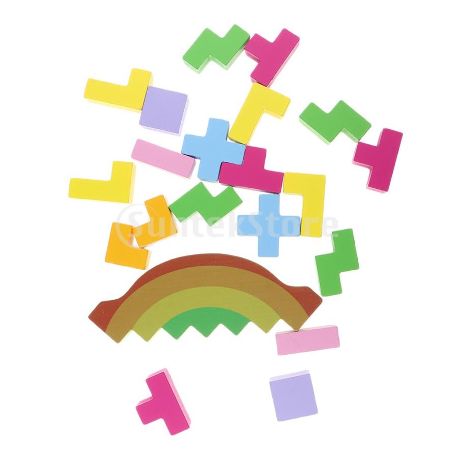 木のおもちゃ ウッドパズル テトリスパズル ブロック バランスゲーム テーブルゲーム おもちゃ Stkショップ 通販 Yahoo ショッピング