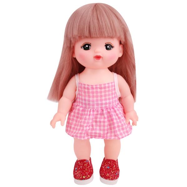 14 5インチガールドールスパンコールフラットシューズドレスアップ服アクセサリーレッド 大特価