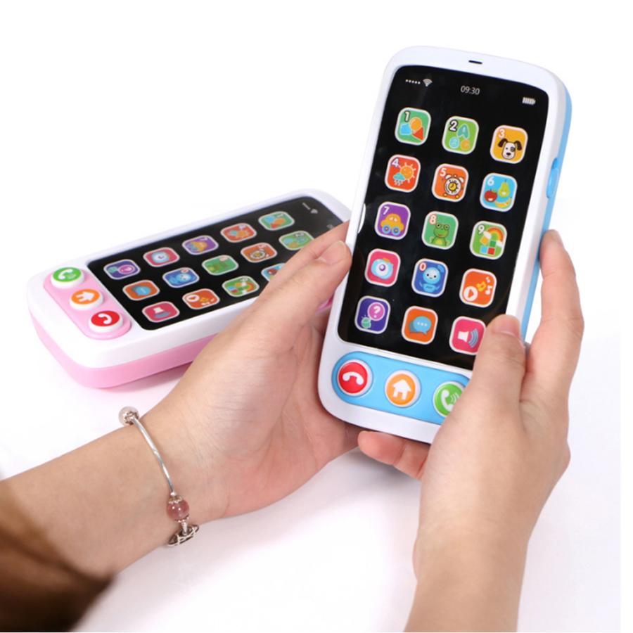 大切な人へのギフト探し 子供赤ちゃん電話玩具音楽学習英語教育携帯電話モバイルブルー Cisama Sc Gov Br