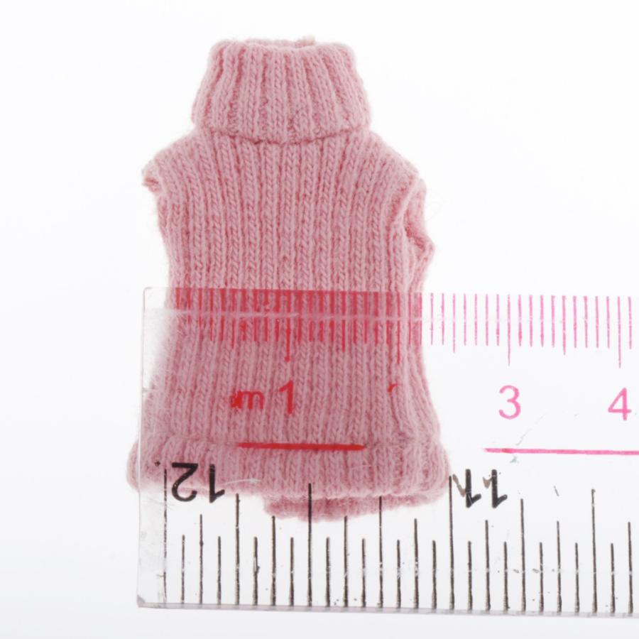 Gilet En Tricot 〓 Col Roul〓 Et 〓 Col Roul〓 Pour Poup〓es OB11, Rose Fonc〓｜stk-shop｜06