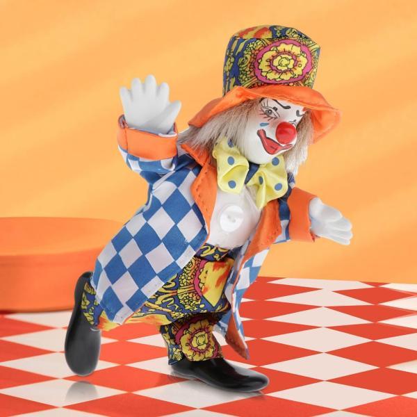 磁器人形 ピエロ人形 16センチ ピエロドールモデル 置き物