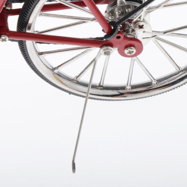 1:10竹かご自転車バイクモデルおもちゃデコレーション赤平行棒 :57042050:STKショップ 通販 