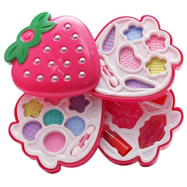 メイクセット メイクアップ 子供 女の子 おもちゃ ままごと キッズ イチゴ コスメ 売り込み メイクアップセット ネイル 化粧 遊ぶキット 化粧品 知育玩具
