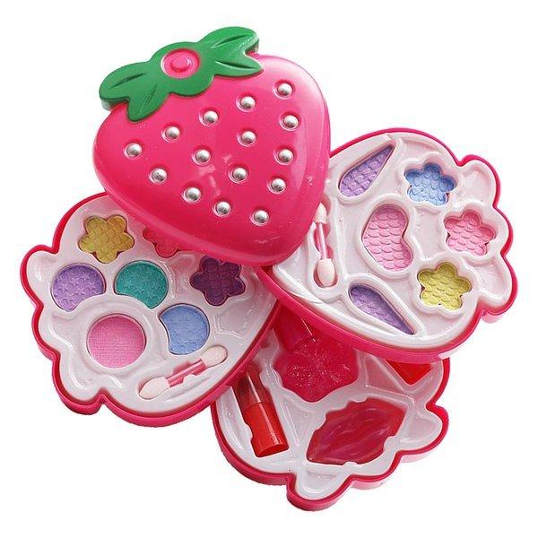 メイクセット メイクアップ 子供 女の子 おもちゃ ままごと キッズ イチゴ コスメ 売り込み メイクアップセット ネイル 化粧 遊ぶキット 化粧品 知育玩具