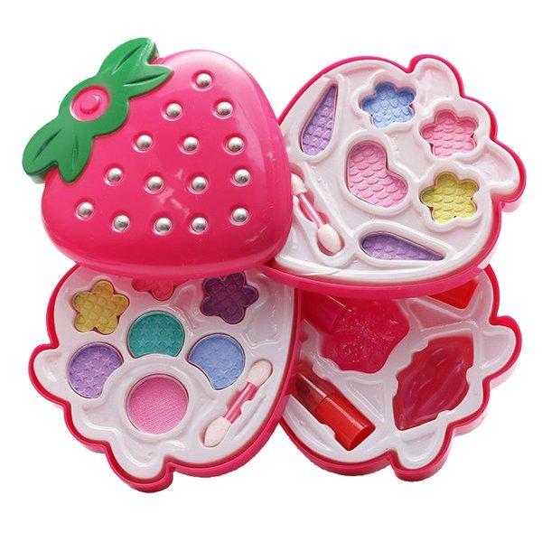 メイクセット メイクアップ 子供 女の子 おもちゃ ままごと キッズ イチゴ コスメ 売り込み メイクアップセット ネイル 化粧 遊ぶキット 化粧品 知育玩具
