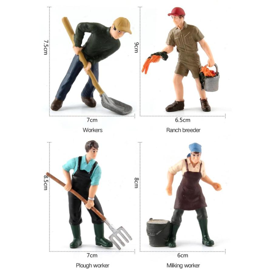 16人のパックモデルフィギュアシミュレーションpvcアクション