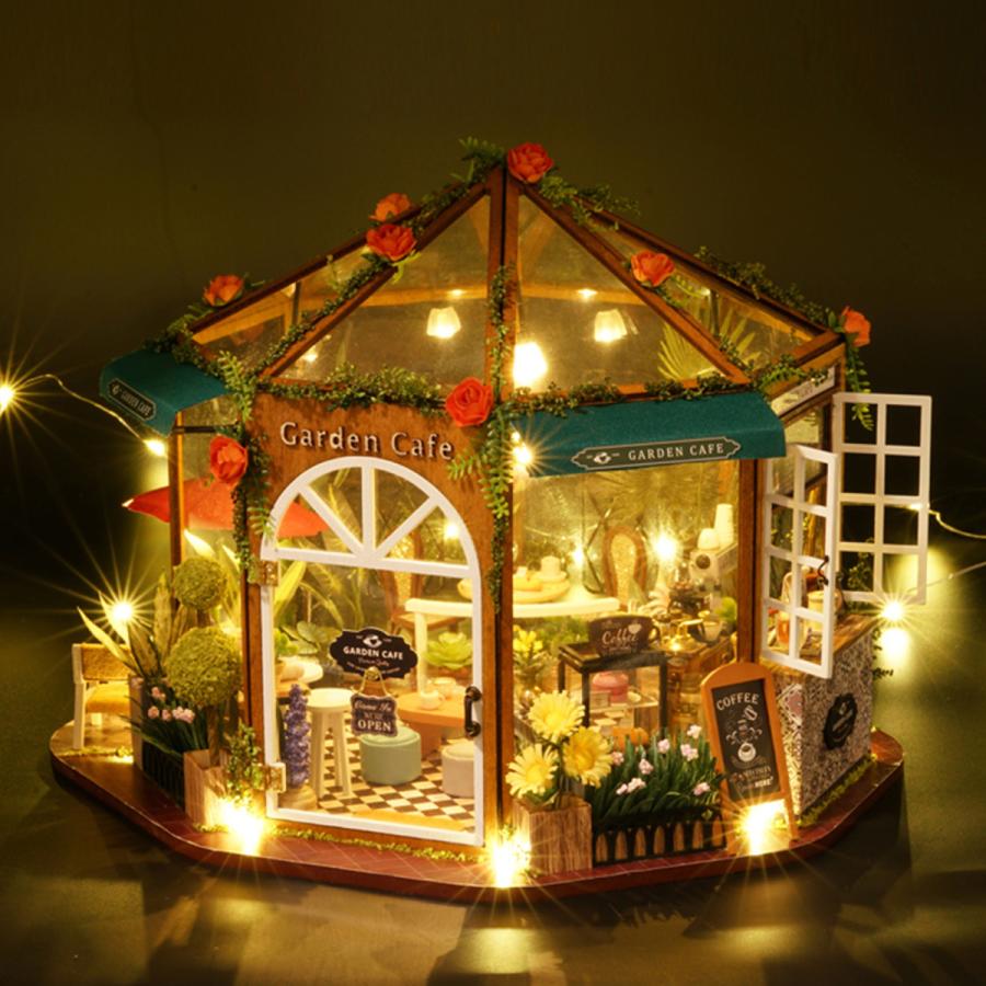 ミニチュア ドールハウス Xmas カフェ ミニチュア ドールハウス Xmas カフェ