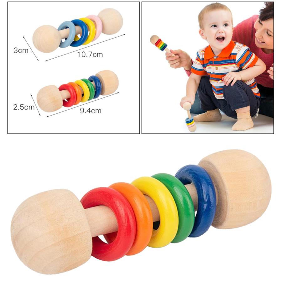 売れ筋介護用品も 新生児の手の発達のための赤ちゃんのガラガラの歯ガラガラのおもちゃ幼児ギフト5リング Cisama Sc Gov Br