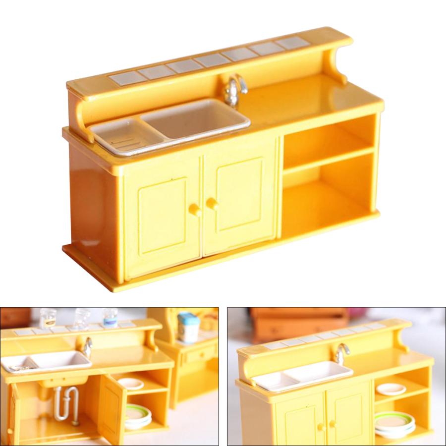 1:12スケールドールハウスミニチュアキッチン家具アクセサリー