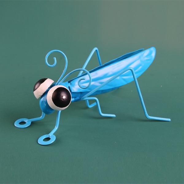 い出のひと時に、とびきりのおしゃれを！ 3Dイナゴの壁の装飾熱帯昆虫モデルクリエイティブツリーパティオクラフトブルー 知育玩具