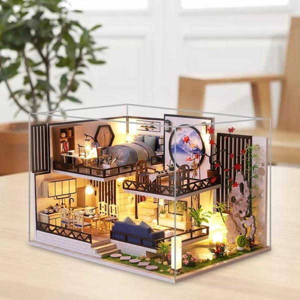 クリエイティブミニチュアウッドドールハウス家具植物飾りセット クリエイティブミニチュアウッドドールハウス家具植物飾りセット
