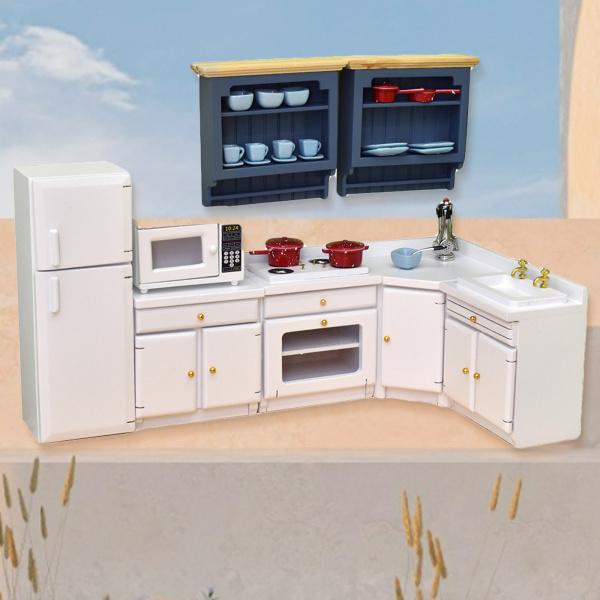 1/12ミニチュアドールハウス家具キッチンセットミニキッチン 1/12ミニチュアドールハウス家具キッチンセットミニキッチン