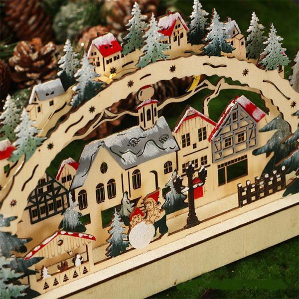 クリスマス 置物 木製置物 クリスマスの装飾 クリスマス雰囲気作り