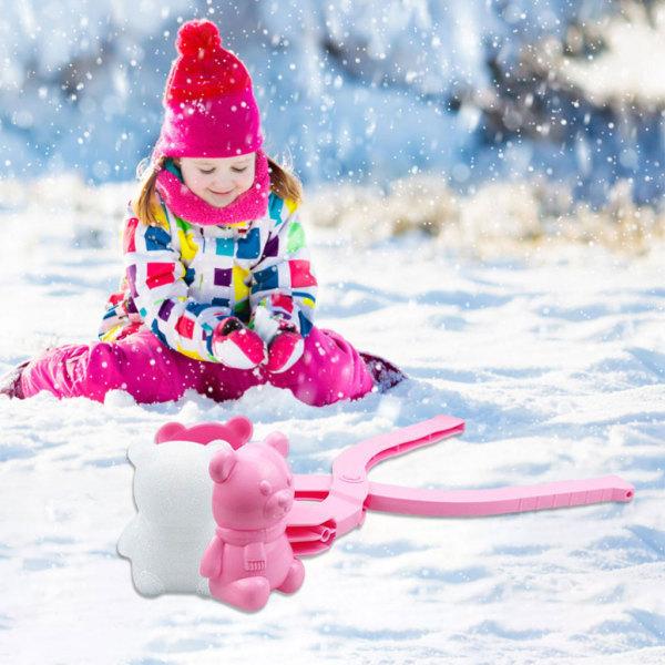スノーボールメーカー雪のおもちゃのクマの形のツールの砂のための砂のための砂の子供大人の大人のピンク :57056710:STKショップ - 通販 -  Yahoo!ショッピング