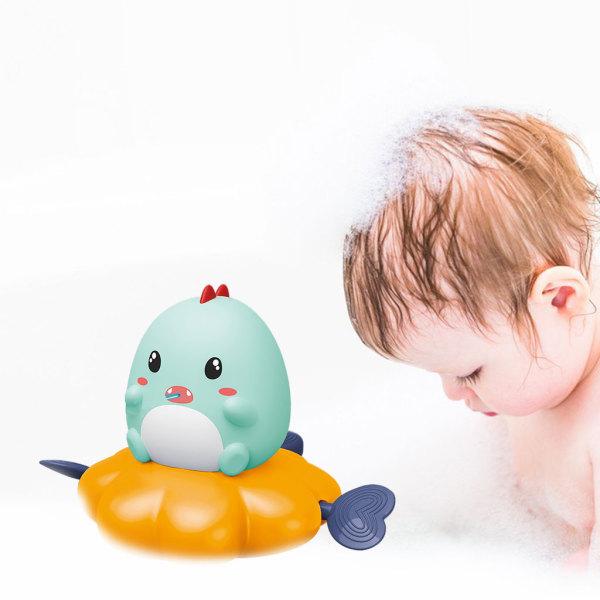 ベビーバスおもちゃスプレー水楽しい潮吹きのための小さな潮棒幼児の幼児の黄色恐竜｜stk-shop｜04
