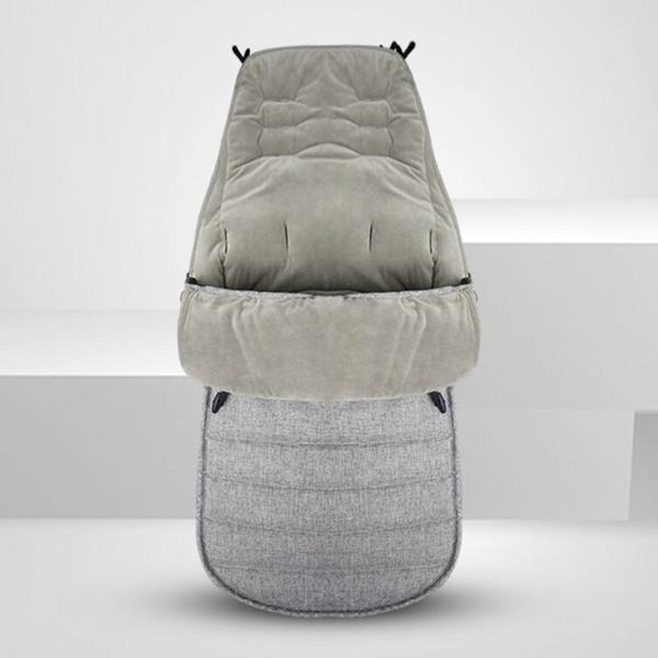 STKショップベビーカー寝袋プラムフットマフ暖かい赤ちゃんの寝袋屋外幼児用グレー 春の新作