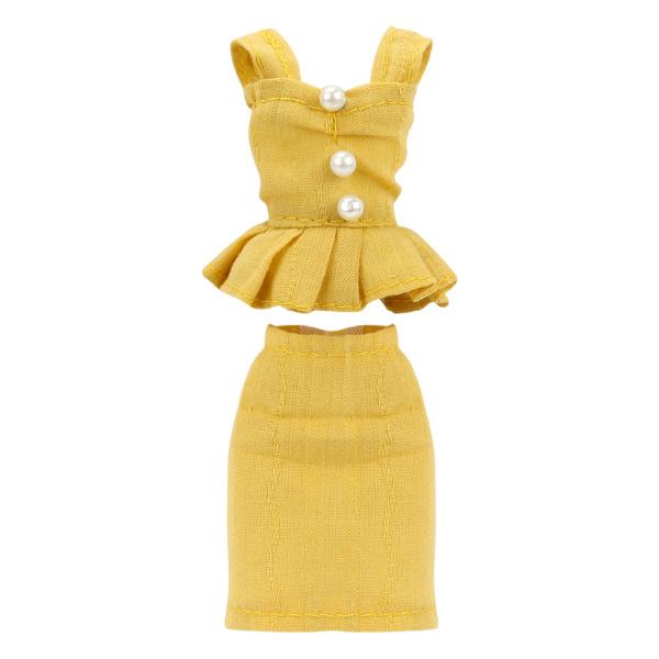 素敵な赤ちゃんの人形のドレスプリンセスドレス人形のアクセサリーDIYおもちゃ1：6子供用黄色人形なし｜stk-shop｜02