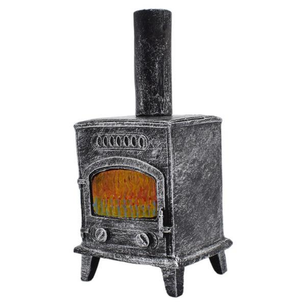 1:12ミニチュア暖炉モデルおもちゃドールハウス樹脂ヴィンテージ装飾品