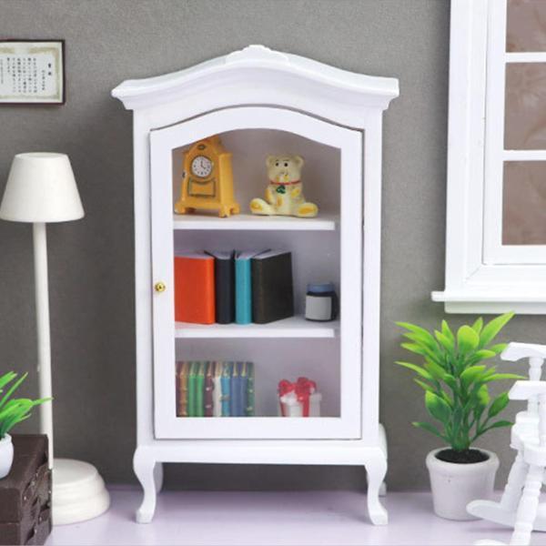 ミニチュアキャビネットドールハウスディスプレイ食器棚モデル