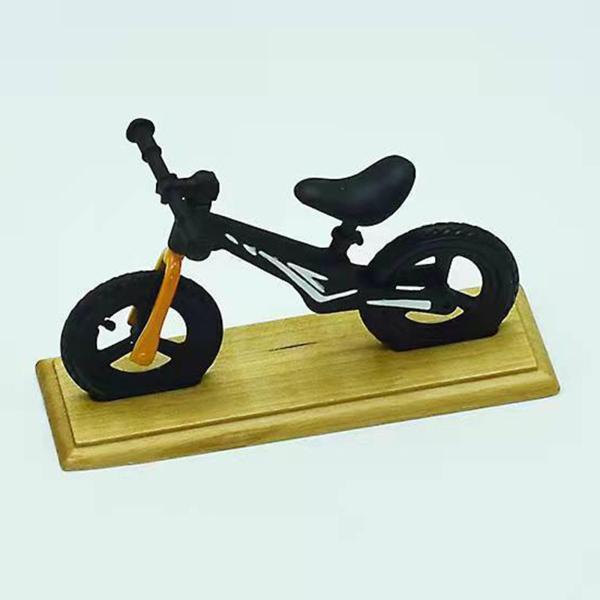 ドールハウス装飾用ミニチュア自転車モデルクラフトミニバイクおもちゃブラック｜stk-shop｜03