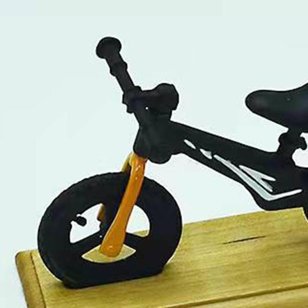 ドールハウス装飾用ミニチュア自転車モデルクラフトミニバイクおもちゃブラック｜stk-shop｜04