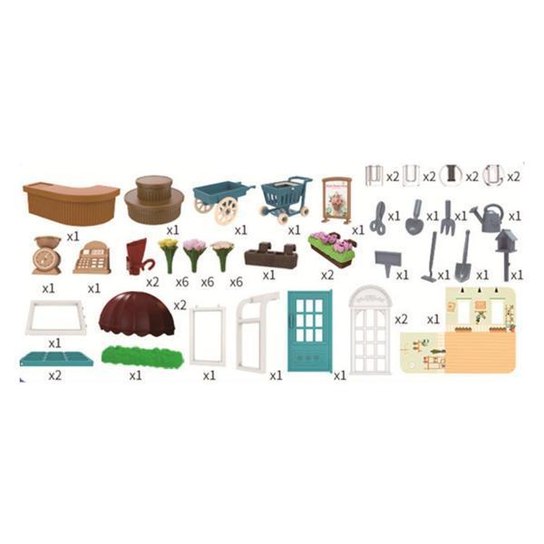 1/12ショップドールハウスモデルクラフトハウスキットミニチュア