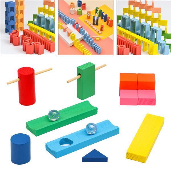 木製ビルディングブロックレーシングおもちゃゲーム教育プレイおもちゃ幼児9グループ｜stk-shop｜04