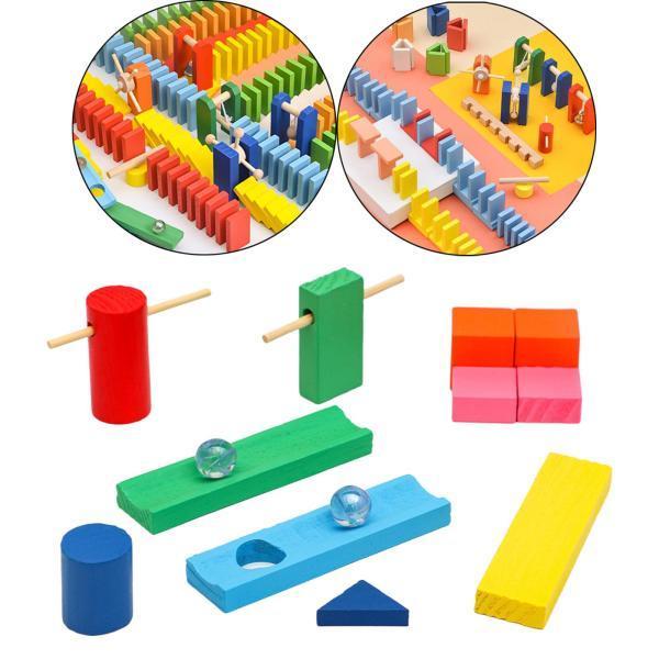 木製ビルディングブロックレーシングおもちゃゲーム教育プレイおもちゃ幼児9グループ｜stk-shop｜06
