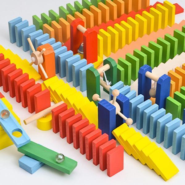 木製ビルディングブロックレーシングおもちゃゲーム教育プレイおもちゃ幼児9グループ｜stk-shop｜09