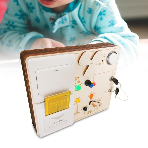 赤ちゃん忙しいボードプラグソケット電気スイッチおもちゃ発達 赤ちゃん忙しいボードプラグソケット電気スイッチおもちゃ発達