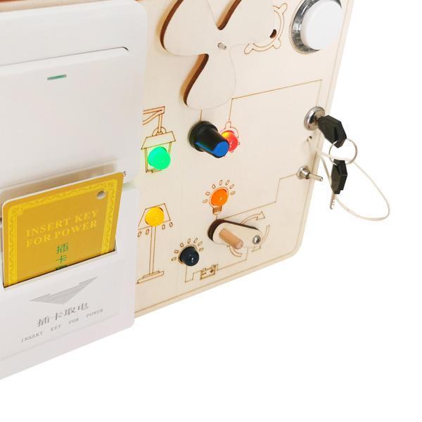 赤ちゃん忙しいボードプラグソケット電気スイッチおもちゃ発達 赤ちゃん忙しいボードプラグソケット電気スイッチおもちゃ発達