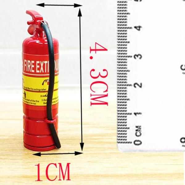 1/12 ドールハウス ミニチュア消火器 DIY シーンモデル キッチン装飾用